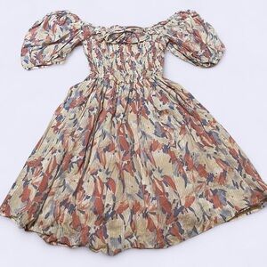 Abercrombie & Fitch Floral Off-Shoulder Mini Dress